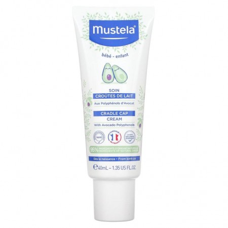 Mustela, Cradle Cap Cream, 1.35 fl oz (40 ml)