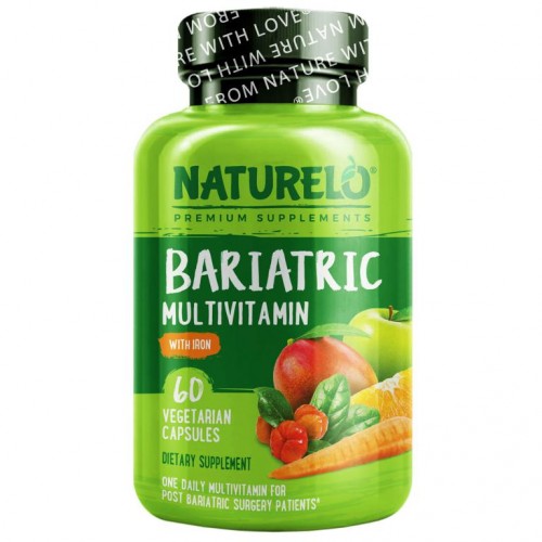 NATURELO, 비만 치료 종합비타민, 철분 함유, 베지 캡슐 60정