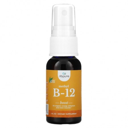 NB Pure, 메틸 B-12 스프레이, 부스트, 1fl oz