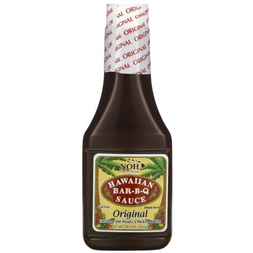 NOH Foods of Hawaii, 하와이안 바베큐 소스, 오리지널, 411g(14.5oz)