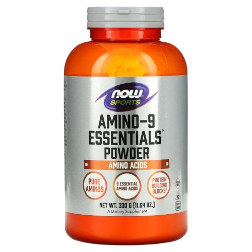 NOW Foods, 스포츠, 아미노-9 에센셜 파우더, 11.64 온스 (330g)