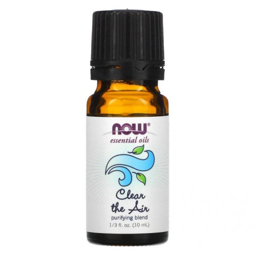 NOW Foods, 에센셜 오일, 클리어 디 에어, 정화 혼합물, 10ml(1/3fl oz)