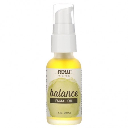 NOW Foods, 솔루션즈, 페이셜 오일, 밸런싱, 1fl oz(30ml)