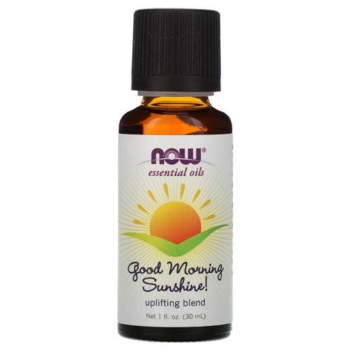 NOW Foods, 에센셜 오일, 굿모닝 선샤인, 업리프팅 블렌드, 30ml (1 fl oz)
