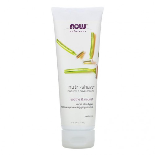 NOW Foods, 솔루션즈, 뉴트리-쉐이브, 천연 면도 크림, 8 fl oz (237 ml)