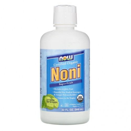 NOW Foods, 유기농 인증, 노니, 슈퍼 과일, 946ml(32fl oz)