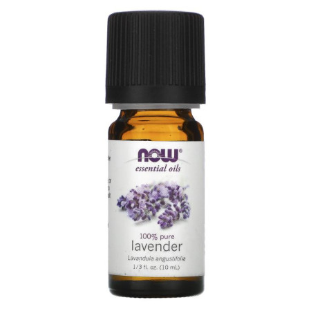 NOW Foods, 에센셜 오일, 라벤더, 1/3 fl oz(10 ml)