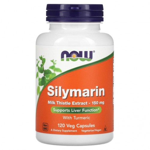 NOW Foods, 실리마린, 밀크시슬 추출물, 150mg, 베지 캡슐 120정