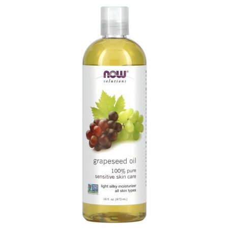 NOW Foods, 솔루션즈, 포도씨 오일, 16 fl oz(473 ml)