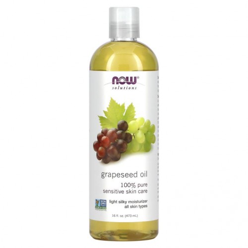 NOW Foods, 솔루션즈, 포도씨 오일, 16 fl oz(473 ml)