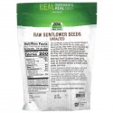 NOW Foods, 천연 해바라기 씨앗, 무염, 16 oz (454g)