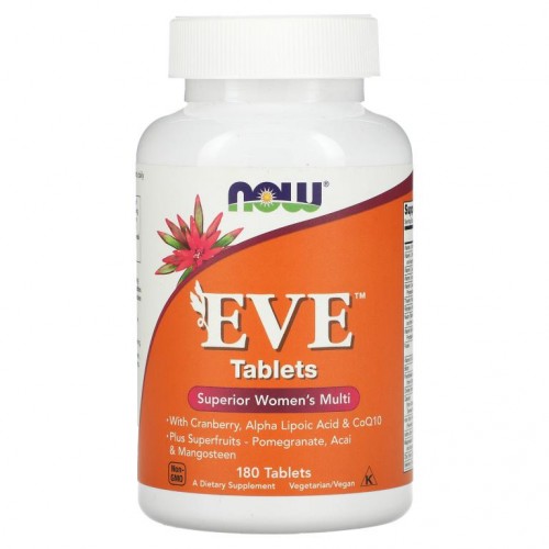NOW Foods, 이브 태블릿, 수페리어 우먼스 멀티, 180정