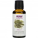 NOW Foods, 에센셜 오일, 시트로넬라, 1 fl oz(30 ml)