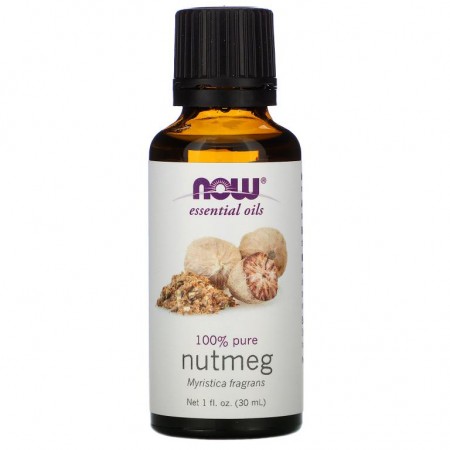 NOW Foods, 에센셜 오일, 육두구, 1 fl oz (30 ml)