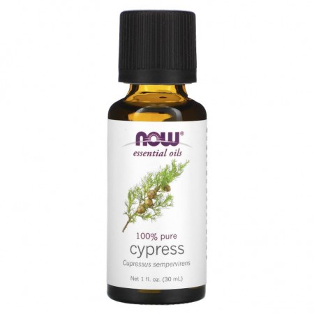 NOW Foods, 에센셜 오일, 사이프러스, 1 fl oz (30mL)