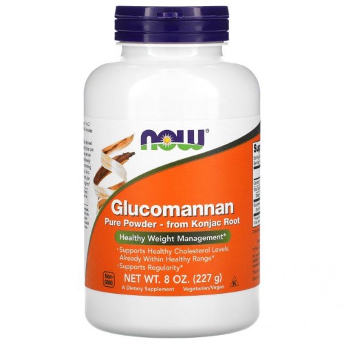 NOW Foods, 글루코만난, 퓨어 파우더, 227g(8oz)