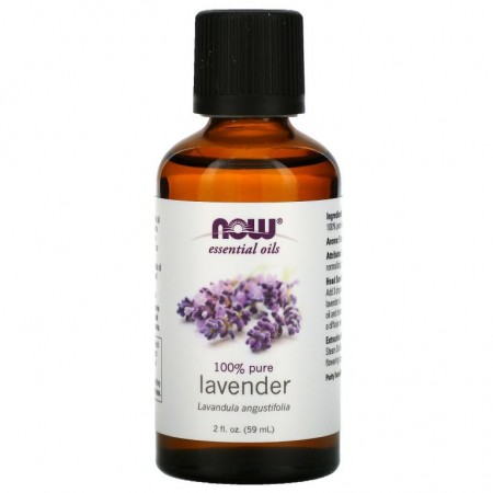 NOW Foods, 에센셜 오일, 라벤더, 2 fl oz(59 ㎖)
