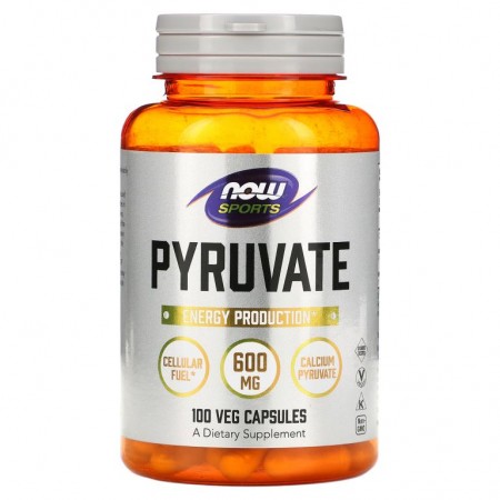 NOW Foods, 스포츠, 피루브산, 300mg, 베지 캡슐 100정