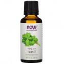 NOW Foods, 에센셜 오일, 바질, 30ml(1fl oz)