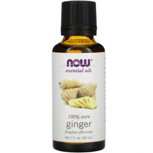 NOW Foods, 에센셜 오일, 생강, 30ml(1fl oz)