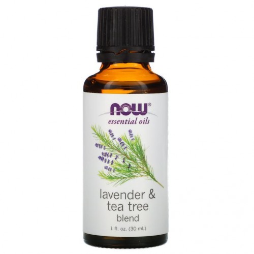 NOW Foods, 에센셜 오일, 라벤더 & 티트리 블렌드, 30ml(1fl oz)