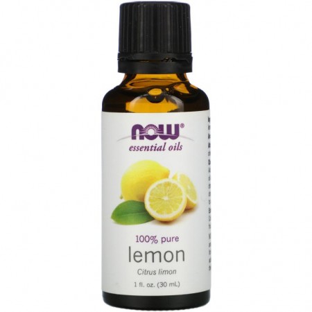 NOW Foods, 에센셜 오일, 레몬, 30ml(1fl oz)