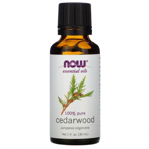 NOW Foods, 에센셜 오일, 체다우드, 30ml(1fl oz)