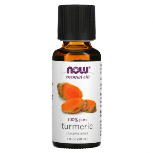 NOW Foods, 에센셜 오일, 강황, 30ml (1 fl oz)