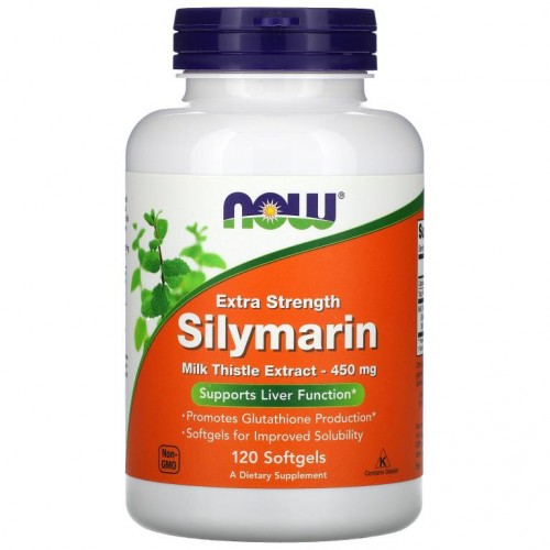 NOW Foods, 실리마린, 엑스트라 스트렝스, 450mg, 소프트젤 120정