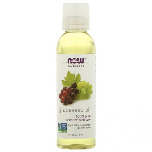 NOW Foods, 솔루션스, 포도씨유, 4 액량 온스 (118 ml)