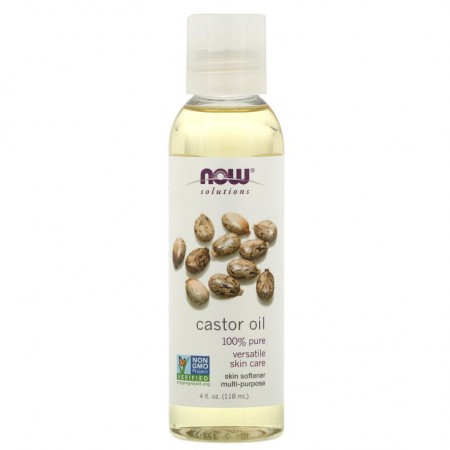 NOW Foods, 솔루션, 피마자유, 4 fl oz (118 ml)