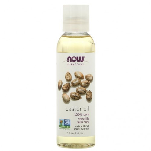 NOW Foods, 솔루션, 피마자유, 4 fl oz (118 ml)