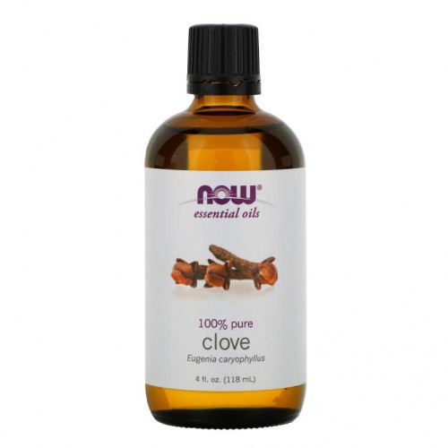 NOW Foods, 에센셜 오일, 정향, 4fl oz(118ml)