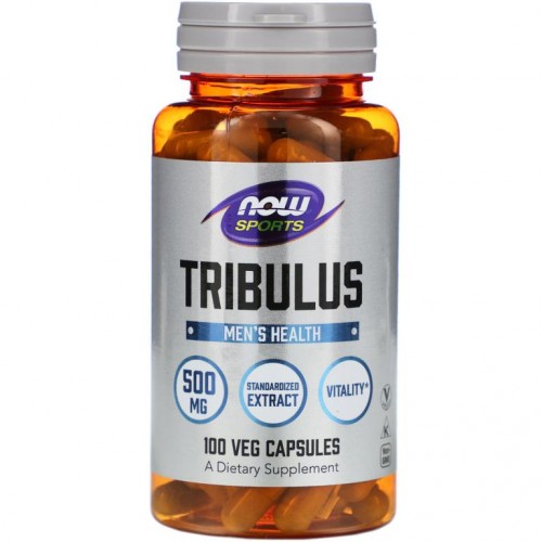 NOW Foods, 스포츠, 트리뷸러스, 500mg, 베지 캡슐 100정