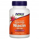 NOW Foods, 홍조 방지 니아신, 더블 스트렝스, 500mg, 베지 캡슐 90정
