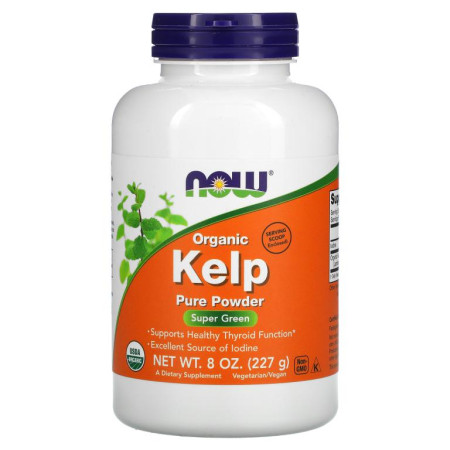 NOW Foods, 유기농 켈프, 순수 분말, 8 oz (227 g)
