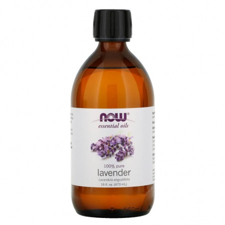 NOW Foods, 에센셜 오일, 100% 순수 라벤더, 16 fl oz (473 ml)
