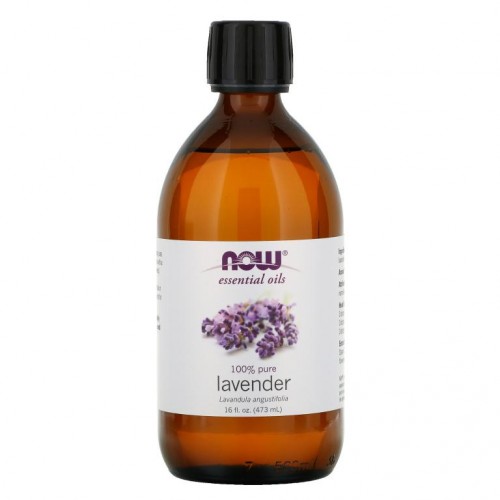 NOW Foods, 에센셜 오일, 100% 순수 라벤더, 16 fl oz (473 ml)