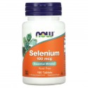 NOW Foods, 셀레늄, 100mcg, 100정