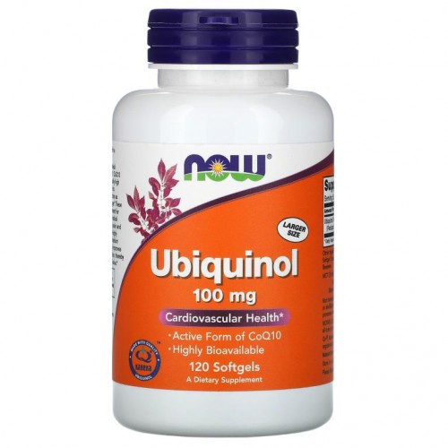 NOW Foods, 유비퀴놀, 100mg, 소프트젤 120정