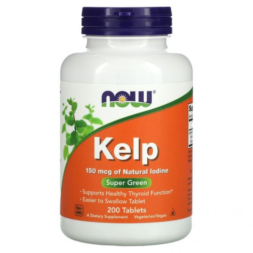 NOW Foods, 켈프, 150mcg, 200정