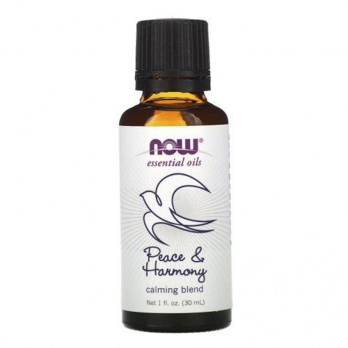 NOW Foods, 에센셜 오일, 피스 엔 하모니 1 fl oz (30 ml)