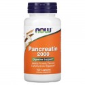 NOW Foods, 판크레아틴, 200mg, 캡슐 100정