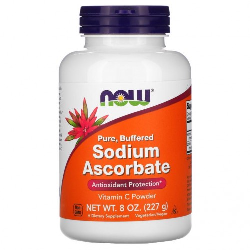 NOW Foods, 아스코르브산 나트륨 분말, 227g(8oz)