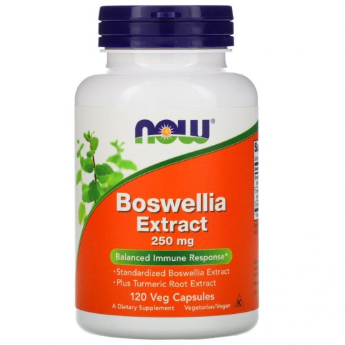 NOW Foods, 보스웰리아 추출물, 250mg, 베지 캡슐 120정