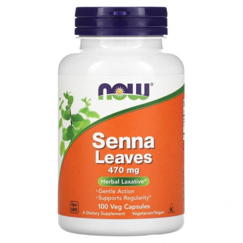NOW Foods, 차풀 잎, 470 mg, 100 식물성 캡슐