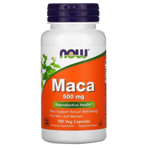 NOW Foods, 마카, 500mg, 베지 캡슐 100정