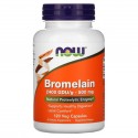 NOW Foods, 브로멜라인, 500mg, 베지 캡슐 120정
