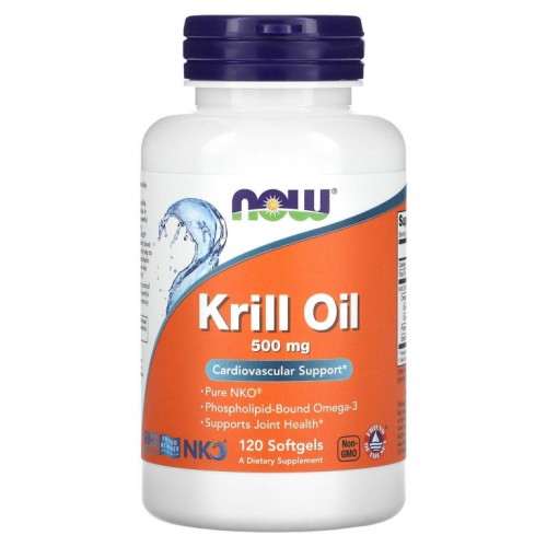 NOW Foods, 넵튠 크릴 오일, 500mg, 소프트젤 120정
