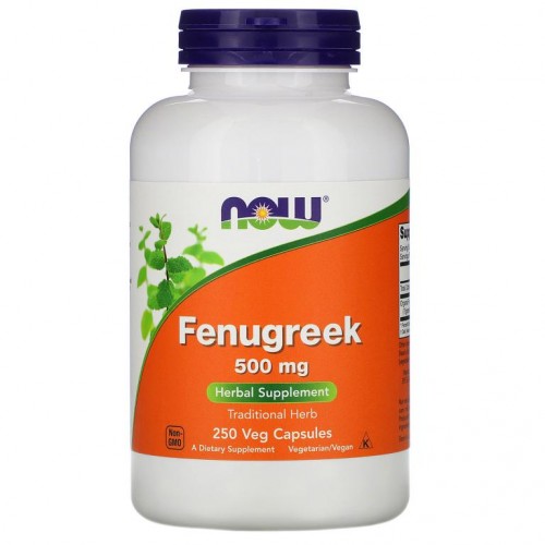 NOW Foods, 호로파, 500mg, 베지 캡슐 250정